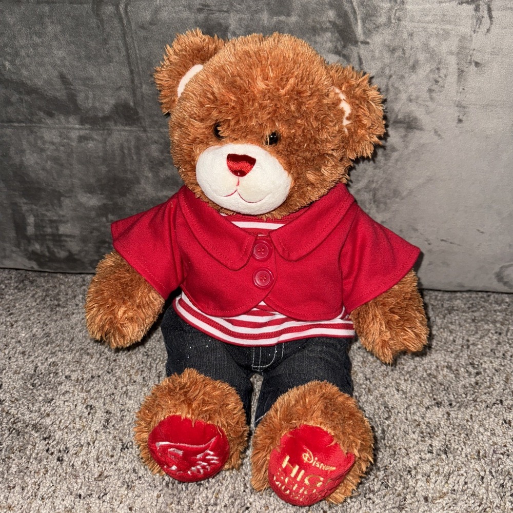 Build A Bear High School Musical w Jean Outfit Talking Says "I Love You"